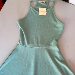 NWT Halter dress soft green Small